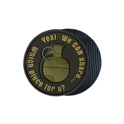 Helikon-Tex velcro patch "WE CAN SHARE" GRENADE