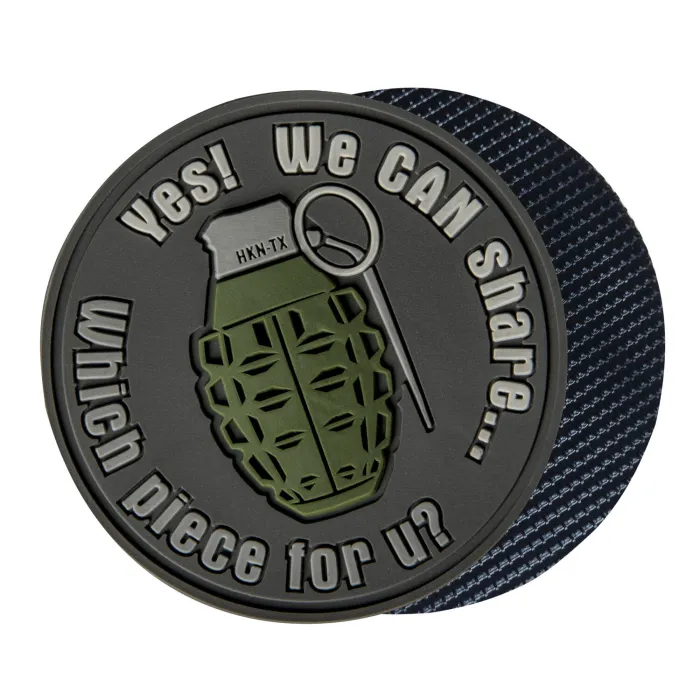 Helikon-Tex velcro patch "WE CAN SHARE" GRENADE